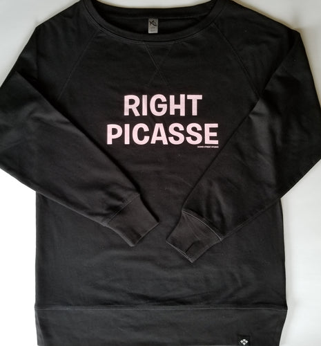 Right Picasse Sweatshirt- Pink